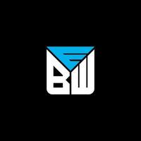 ebw brief logo creatief ontwerp met vector grafisch, ebw gemakkelijk en modern logo. ebw luxueus alfabet ontwerp