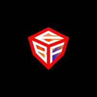 ebf brief logo creatief ontwerp met vector grafisch, ebf gemakkelijk en modern logo. ebf luxueus alfabet ontwerp