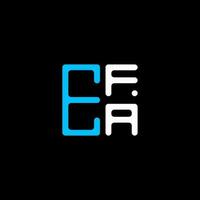 efa brief logo creatief ontwerp met vector grafisch, efa gemakkelijk en modern logo. efa luxueus alfabet ontwerp