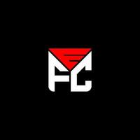 e FC brief logo creatief ontwerp met vector grafisch, e FC gemakkelijk en modern logo. e FC luxueus alfabet ontwerp