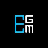 egm brief logo creatief ontwerp met vector grafisch, egm gemakkelijk en modern logo. egm luxueus alfabet ontwerp