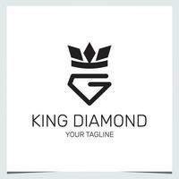 brief g koning logo premie elegant sjabloon vector eps 10