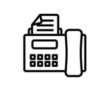 communicatie fax teken symbool vector