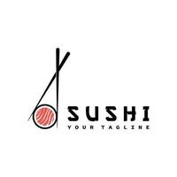 sushi logo sjabloon vector icoon voor Japans voedsel illustratie ontwerp