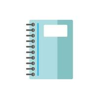 Notitie boek - schrijfbehoeften icoon vector