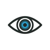 oog icoon vector ontwerp illustratie optisch symbool