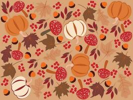 herfst achtergrond illustratie vector