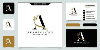 eerste brief een luxe logo ontwerp vector