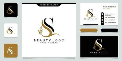 eerste s brief logo ontwerp vector sjabloon. schoonschrift brief s logo ontwerp