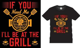 bbq premie vector typografie t-shirt ontwerp perfect voor afdrukken sjabloon.if u nodig hebben me ziek worden Bij de rooster