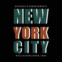 nieuw york stad grafisch typografie vector, t overhemd ontwerp, illustratie, mooi zo voor gewoontjes stijl vector