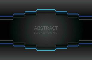 abstract donker technologie achtergrond met blauw pijlen. vector illustratie voor uw ontwerp