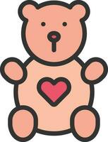 teddy beer icoon vector afbeelding. geschikt voor mobiel appjes, web apps en afdrukken media.