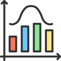 histogram icoon vector afbeelding. geschikt voor mobiel appjes, web apps en afdrukken media.