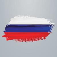 russische vlag borstel vector