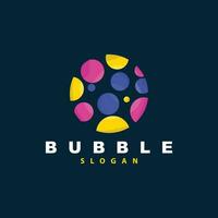 bubbel logo, mooi bubbel vector, ontwerp inspiratie element vector