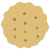 biscuit single schattig vector illustratie