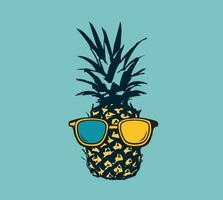 ananas hand- getrokken illustraties, vector. vector