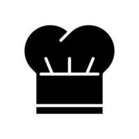 chef hoed icoon vector. koken illustratie teken. keuken symbool. vector