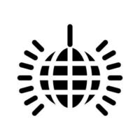 disco bal icoon vector symbool ontwerp illustratie