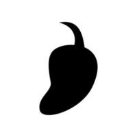 chili icoon vector symbool ontwerp illustratie