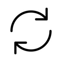 vernieuwen icoon vector symbool ontwerp illustratie