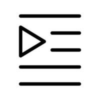afspeellijst icoon vector symbool ontwerp illustratie