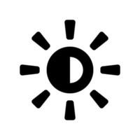 helderheid icoon vector symbool ontwerp illustratie