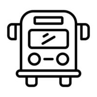 bus vector pictogram