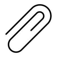 paperclip vector pictogram