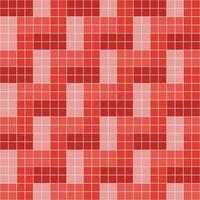 rood tegel achtergrond, mozaïek- tegel achtergrond, tegel achtergrond, naadloos patroon, mozaïek- naadloos patroon, mozaïek- tegels structuur of achtergrond. badkamer muur tegels, verdieping tegels met mooi patroon vector