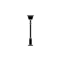 straat licht vector icoon. straat verlichting illustratie teken. zaklamp symbool. lamp logo.