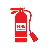 brand brandblusser icoon vector. brandweerman illustratie teken. helpen symbool. vector