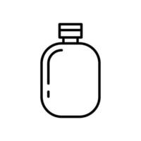 fles vector icoon. thermosfles illustratie teken. fles symbool of logo.