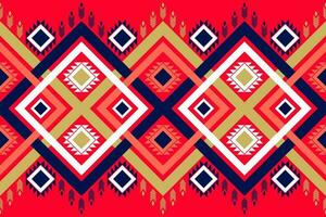 etnisch meetkundig naadloos patroon. ontwerp voor kleding stof, kleren, decoratief papier, inpakken, borduurwerk, illustratie, vector, batik patroon, etnisch patroon, aztec patroon vector