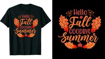 herfst vallen t overhemd ontwerp, citaten over herfst, vallen t shirt, herfst typografie t overhemd ontwerp, vallen sublimatie overhemd vector