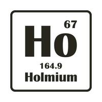 holmium element icoon vector