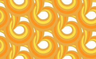 hand- getrokken Aziatisch Japans ramen noodle naadloos patroon.achtergrond met geel en oranje strepen.pasta abstract achtergrond concept.macaroni geel poster. vector