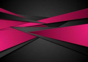 zwart en roze abstract zakelijke achtergrond vector