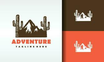 cactus berg logo vector