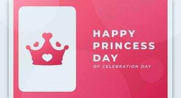 nationaal prinses dag viering vector ontwerp illustratie voor achtergrond, poster, banier, reclame, groet kaart