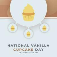nationaal vanille koekje dag viering vector ontwerp illustratie voor achtergrond, poster, banier, reclame, groet kaart