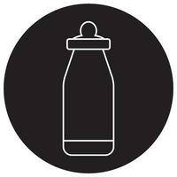 melk fles pictogram vector