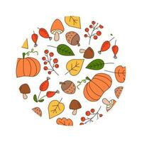 achtergrond voor de herfst uitverkoop, banier of brochure ontwerp. herfst banier met helder mooi bladeren in een kader. vector