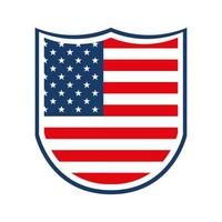 vlag van de Verenigde Staten vector
