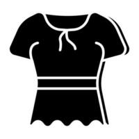 een perfect ontwerp icoon van blouse vector