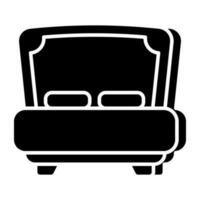 premium download icoon van bed vector