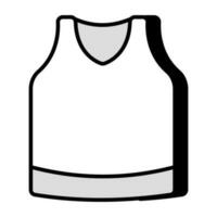 modern ontwerp icoon van tank top vector