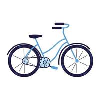 blauw fietstransport vector