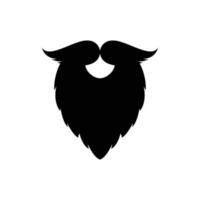 baard en snor vector illustratie Aan wit achtergrond